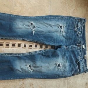 Comfy size 22 silver jeans